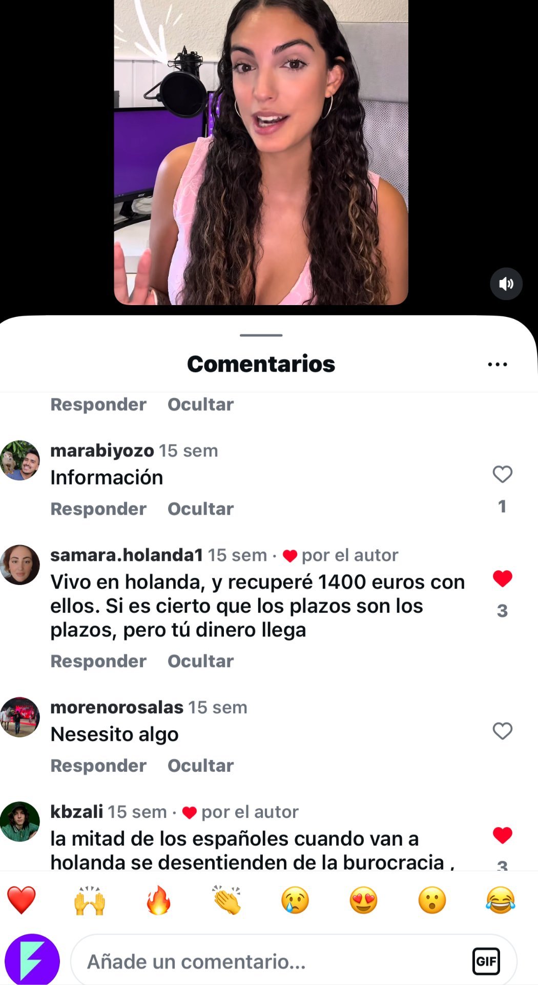 Captura real de reseña de un cliente de Firlitum en Instagram